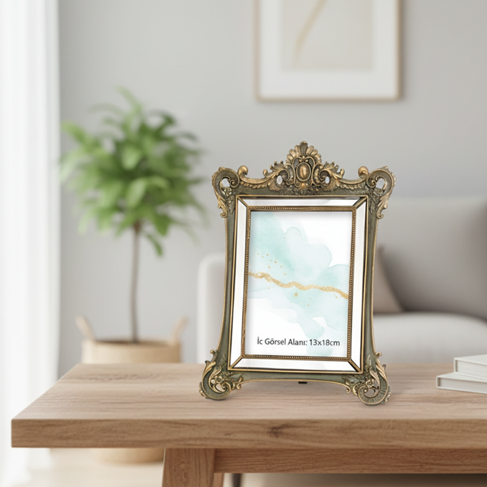Barok Dekoratif Fotoğraf Çerçevesi 30x20 cm - 2