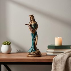 Dekoratif Fortuna Şans Meleği Biblo 30x9 cm - 1