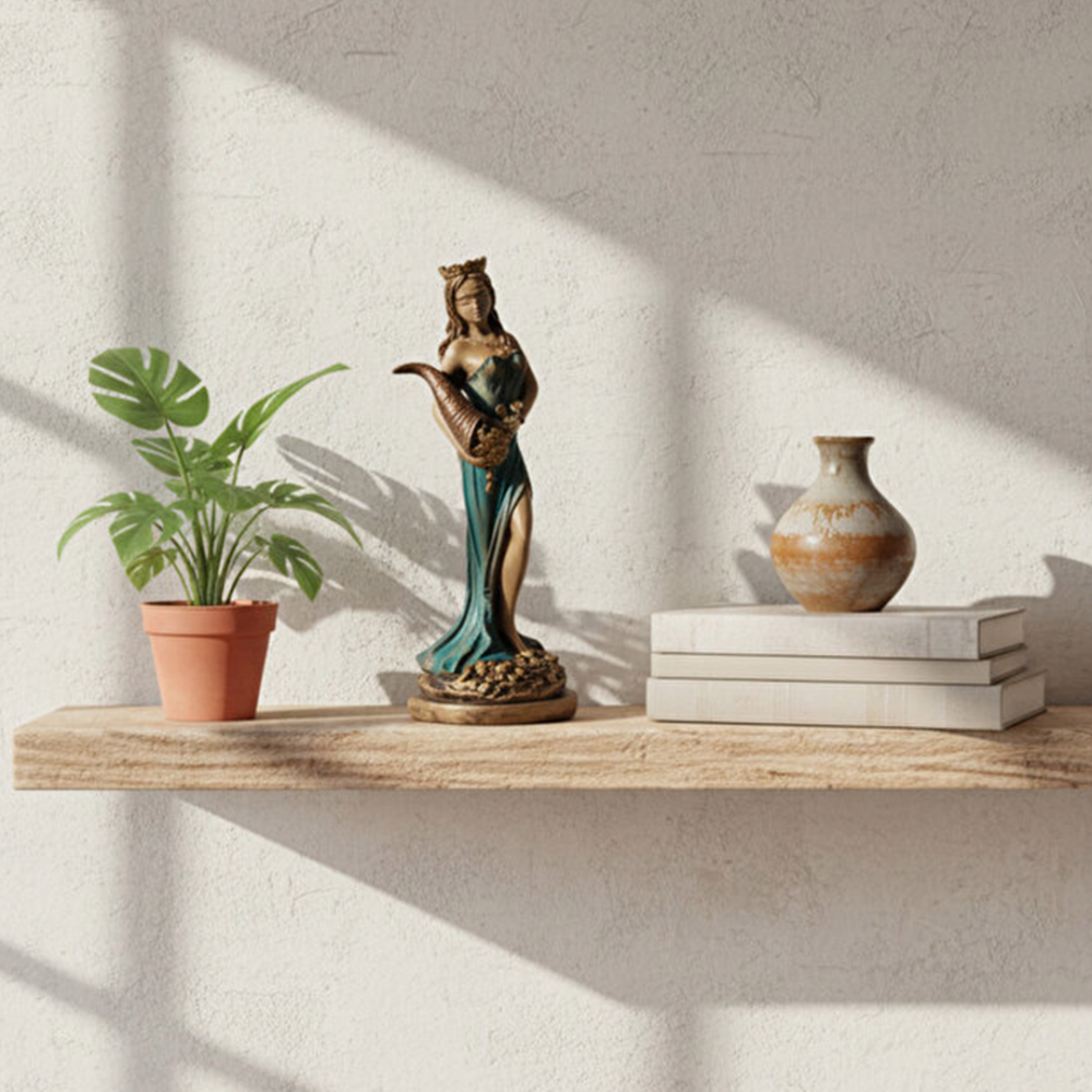 Dekoratif Fortuna Şans Meleği Biblo 30x9 cm - 2